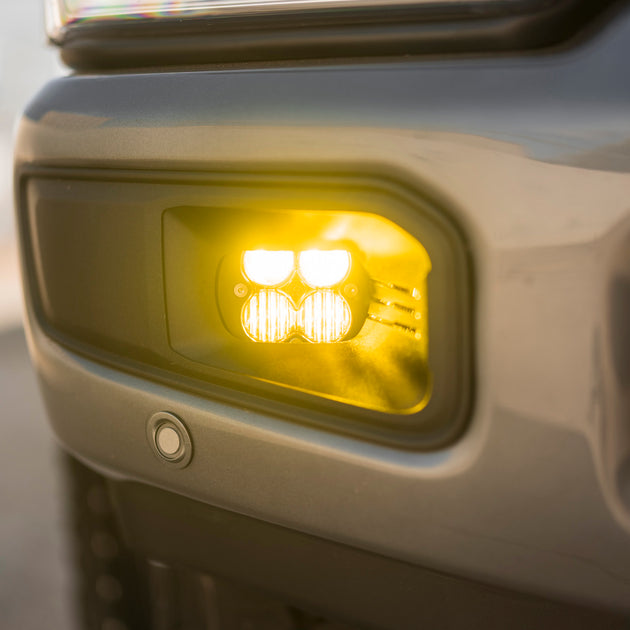 Ford Super Duty 2023-On Dual Unlimited Fog Pocket Upfitter Kit Baja Designs main image 1
