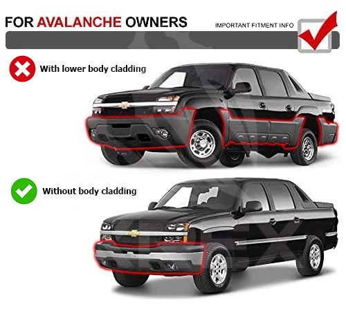 03-06 Chevrolet Silverado/02-06 Avalanche (without body cladding) NOVA-Series LED Projector Headlights