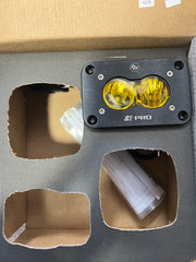 [Open Box] BAJA DESIGNS S2 PRO FLUSH MOUNT, LED (Amber/Driving Combo)