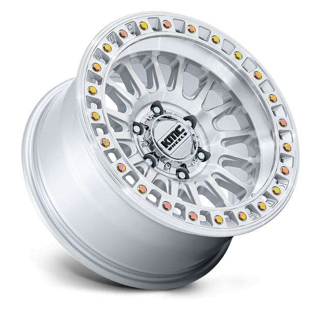 KMC KM552 GLOSS SILVER W/ MACHINED FACE IMS Wheel – CJC Off Road