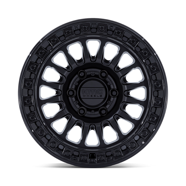 KMC KM552 MATTE BLACK W/ GLOSS BLACK LIP IMS Wheel – CJC Off Road