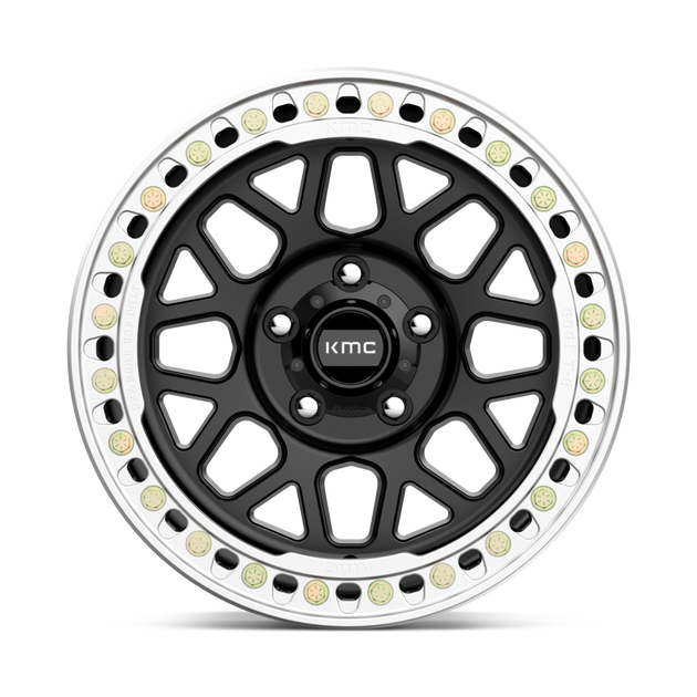 KMC KM235 Satin Black Grenade Crawl Wheel – CJC Off Road