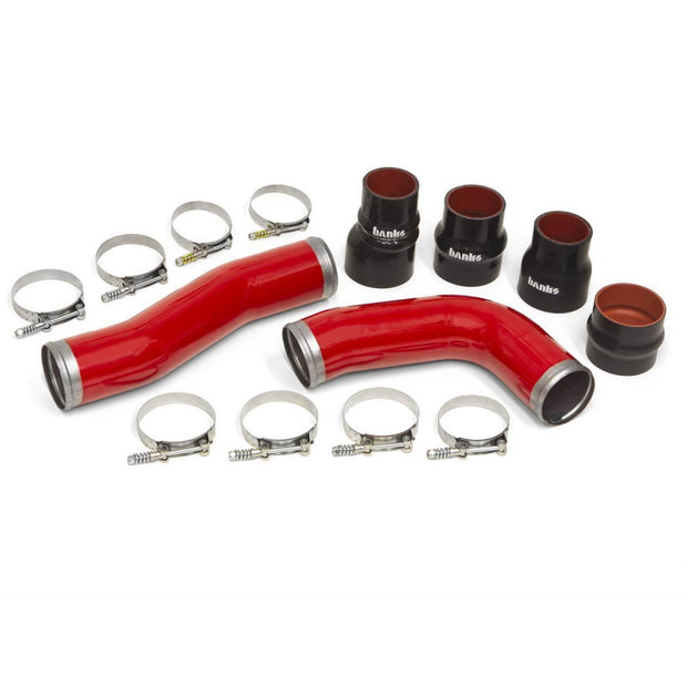 Boost Tube Kit Red Powdercoat 2010-12 Ram 6.7L OEM Replacement Boost Tubes Banks Power - CJC Off Road