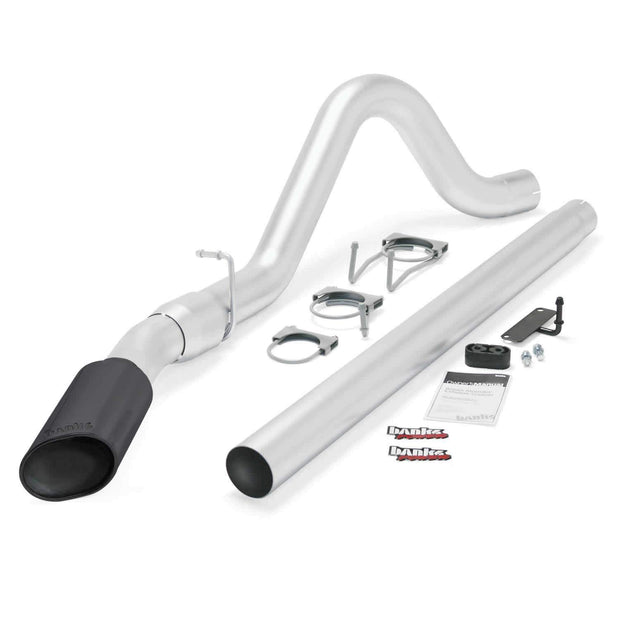 Monster Exhaust System Single Exit Black Tip 08-10 Ford 6.4 ECSB-CCSB Banks Power - CJC Off Road