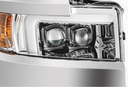 Alpha Rex 15-19 Chevrolet Silverado 2500HD/3500HD NOVA-Series LED Projector Headlights Chrome G2 - CJC Off Road