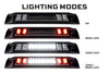 Alpha Rex 19-24 Ram 1500 LUXX-Series LED Tail Lights Black