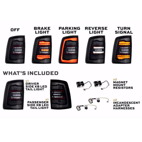 Morimoto 2019+ Ram HD 2500/3500 XB Tail Lights