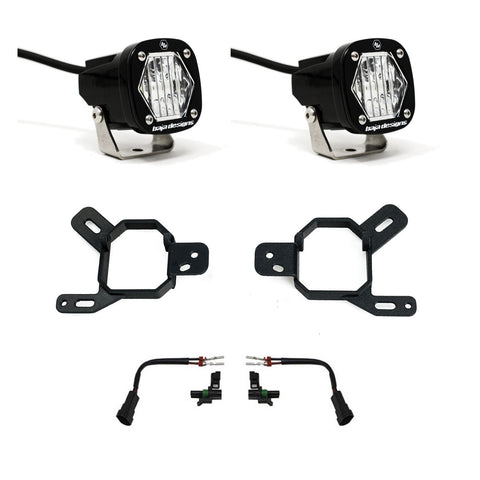 Baja Designs GMC, S1 FOG POCKET LIGHT KIT - GMC 2024-2025 2500/3500; 2025 1500 AT4-X