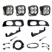 2023+ Ford Super Duty Baja Designs Ford Squadron Racer/Squadron Pro "UNLIMITED" Dual Fog Pocket Ligh Kit