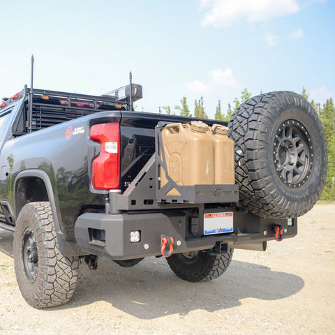 Chassis Unlimited 2020-2025 Chevy Silverado 2500/3500 Octane Dual Swing Out Rear Bumper