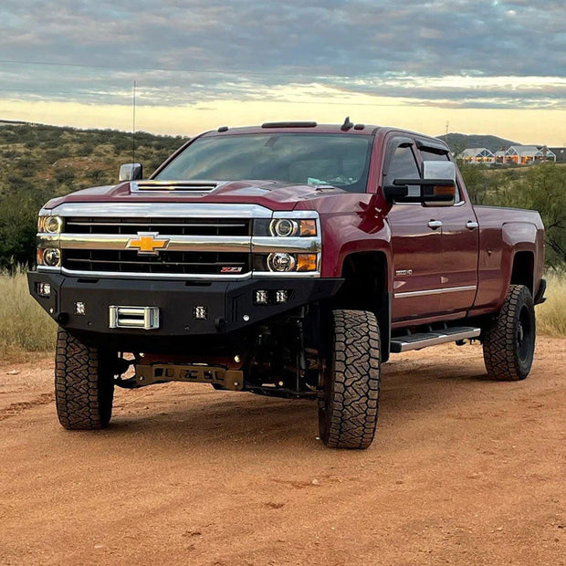 Chassis Unlimited 2015-2019 Chevy Silverado 2500/3500 Octane Front Winch Bumper