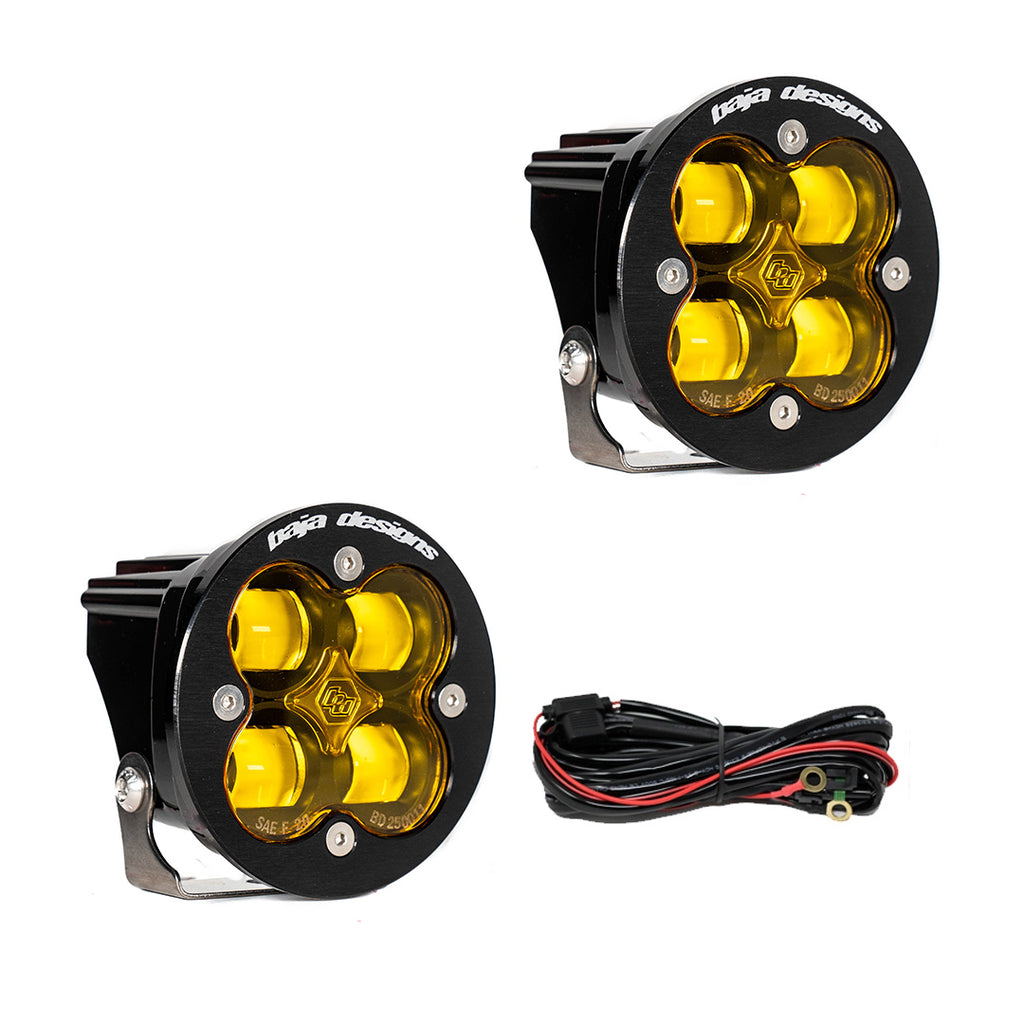 バハデザインSquadron-R ProLED ドライビングコンボライト Squadron-R Pro Black LED Auxiliary Light Pod - Universal - Baja