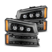 03-06 Chevrolet Silverado/02-06 Avalanche (without body cladding) NOVA-Series LED Projector Headlights