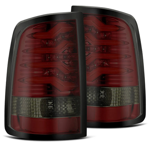 [Open Box] ALPHA REX 09-18 RAM TRUCK PRO-SERIES LED TAIL LIGHTS RED SMOKE