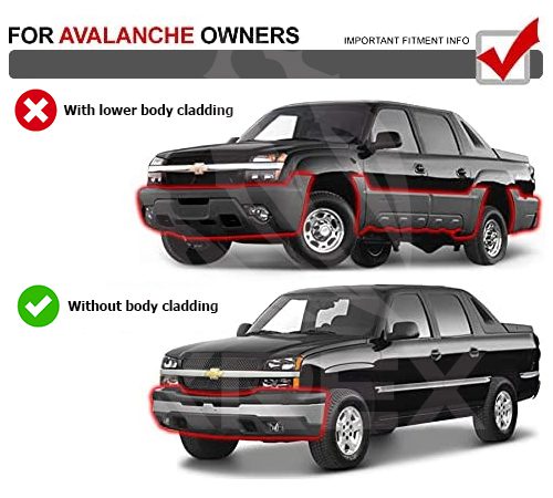 03-06 Chevrolet Silverado/02-06 Avalanche (without body cladding