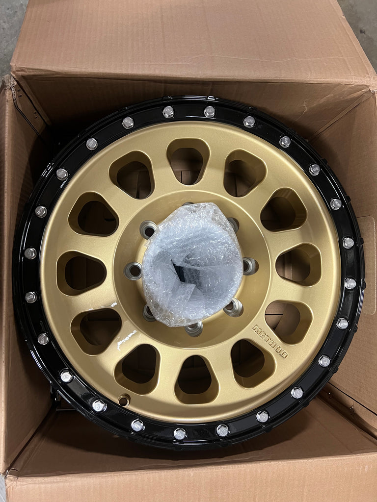 Open Box] Method 315 - Gold 18x9, 8x180, +18mm (Single Wheel