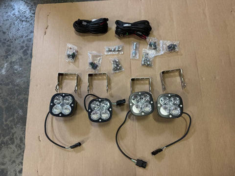 [Open Box] BAJA DESIGNS XL PRO, Set of 4 (White / Driving Combo) Missing Misc hardware