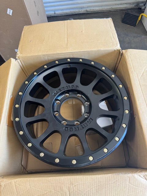 [Open Box] Method 305 NV 20x9, 8x170, +18 Matte Black (Set of 4)