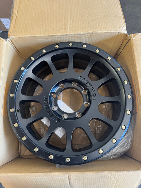 [Open Box] Method 305 NV 20x9, 8x170, +18 Matte Black (Set of 4)