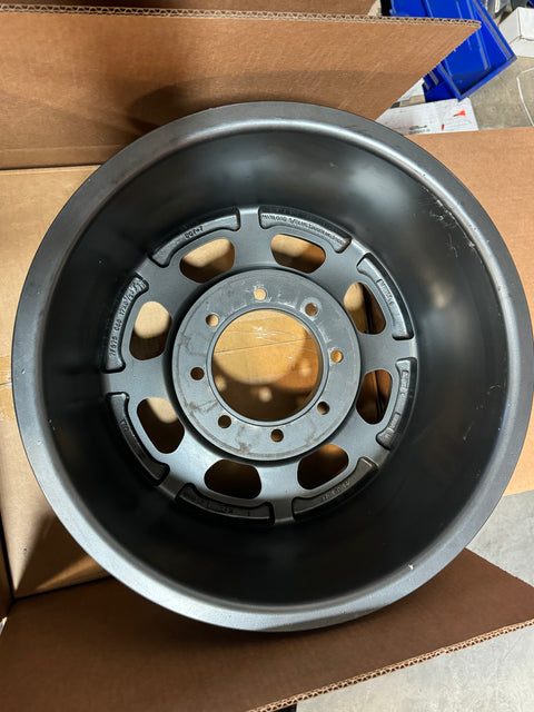[Open Box] CJC EDITION RAM TRAIL READY 17X8.5" SIMULATED BEADLOCK ALUMINUM WHEEL - Graphite / Black Ring (Single Wheel)