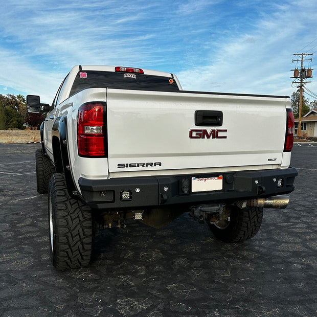 Chassis Unlimited 2015-2019 GMC/Chevy 2500/3500 Attitude Rear Bumper