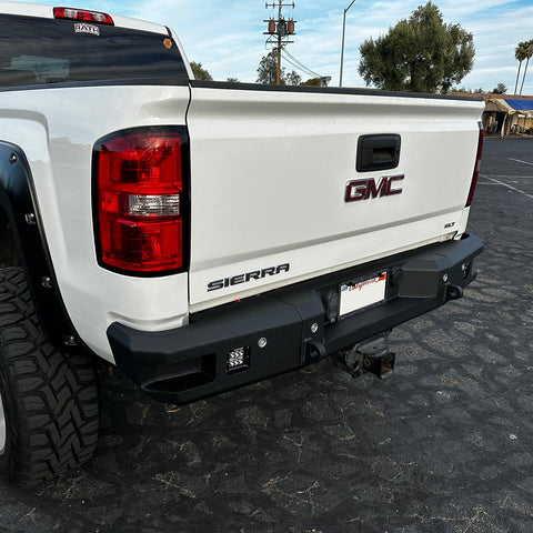 Chassis Unlimited 2015-2019 GMC/Chevy 2500/3500 Attitude Rear Bumper