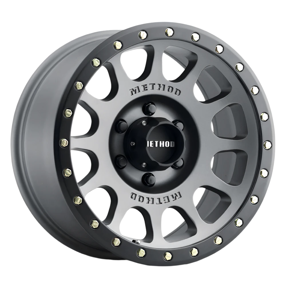 Method Race Wheels 305 | NV | TITANIUM - MATTE BLACK LIP – CJC Off