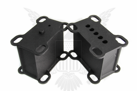 [Open Box] PMF Ford Superduty Fabricated Blocks 2017-2024 - Single Rear Wheel, 3.5" Height, 2.5 Taper