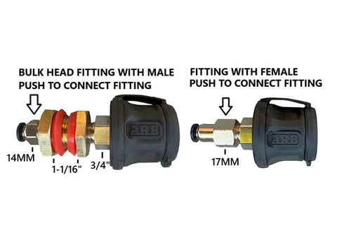 Dirt Church 2017-2026, Ford Super Duty (BRUSHED) Dual ARB Compressor Kit, Above The Spare Tire