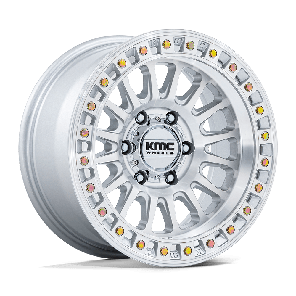 KMC KM552 GLOSS SILVER W/ MACHINED FACE IMS Wheel – CJC Off Road KMC KM552 GLOSS SILVER W/ MACHINED FACE IMS Wheel – CJC Off Road