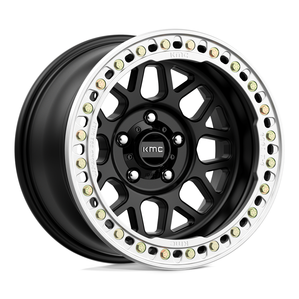 KMC KM235 Satin Black Grenade Crawl Wheel – CJC Off Road