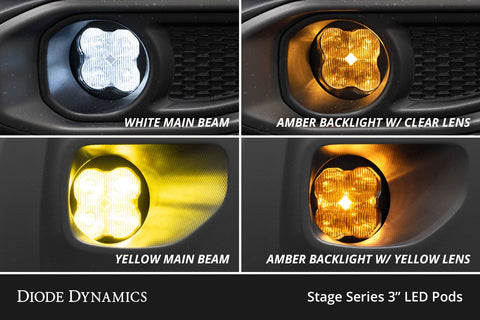 Diode Dynamics SS3 LED Fog Light Kit for 2010-2018 Ram 2500/3500 CJC Off Road Diode Dynamics SS3 LED Fog Light Kit for 2010-2018 Ram 2500/3500 CJC Off Road