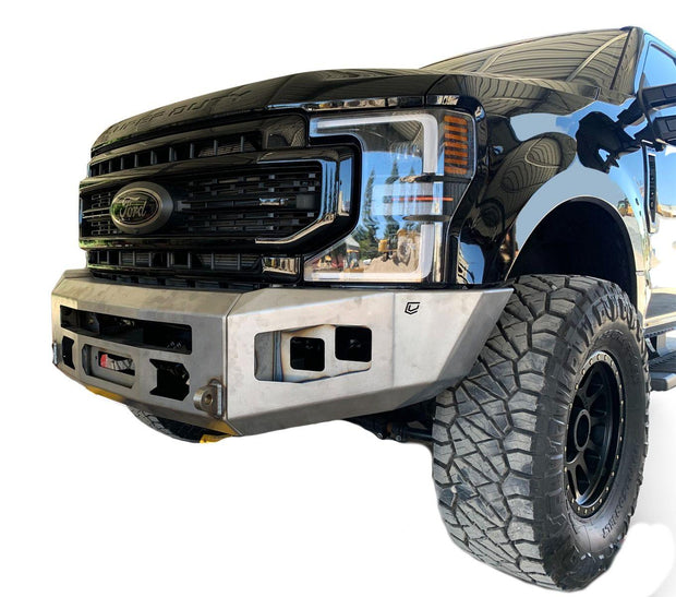 CHASSIS UNLIMITED 2017-2021 FORD SUPERDUTY F250/F350 ATTITUDE SERIES FRONT WINCH BUMPER - CJC Off Road
