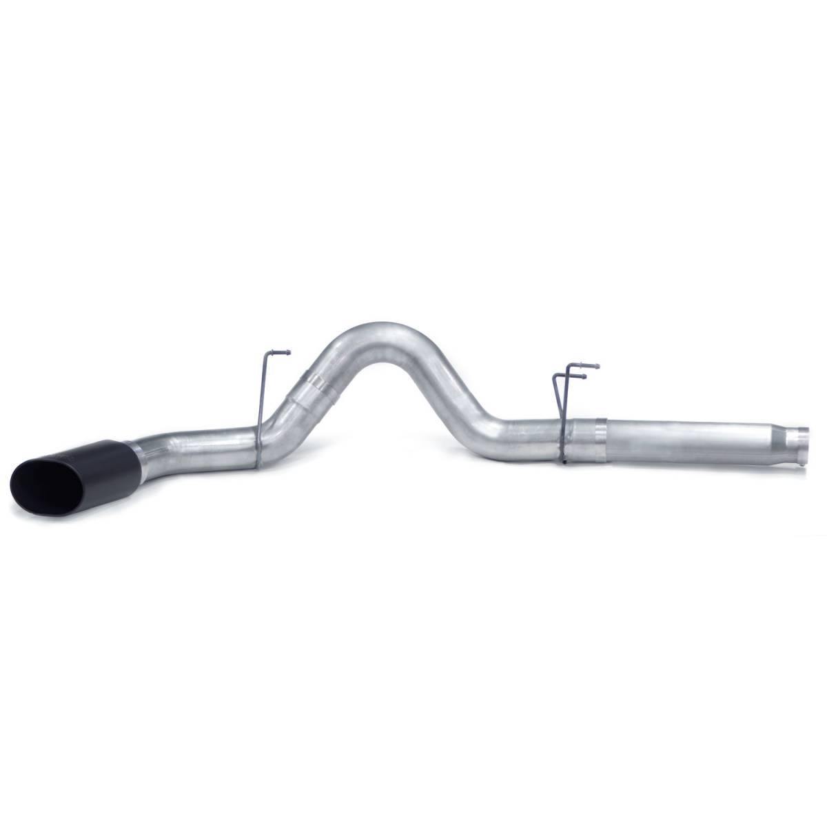 Monster Exhaust System 5-inch Single S/S-Black Tip for 10-12 Ram