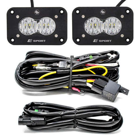 Baja Designs S2 Sport Flush Mount Pair, LED - CJC Off Road