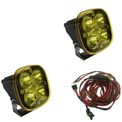 Baja Designs Squadron Racer Edition, Pair Amber, Spot LED - CJC Off Road