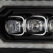 Alpha Rex 02-05 Dodge Ram NOVA-Series LED Projector Headlights Black - CJC Off Road