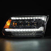Alpha Rex 09-18 Ram Truck NOVA-Series (5th Gen 2500 G2 Style) LED Projector Headlights Chrome - CJC Off Road