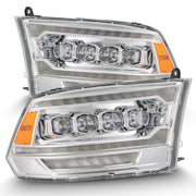 Alpha Rex 09-18 Ram Truck NOVA-Series (5th Gen 2500 G2 Style) LED Projector Headlights Chrome - CJC Off Road