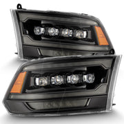 Alpha Rex 09-18 Ram Truck NOVA-Series (5th Gen 2500 G2 Style) LED Projector Headlights Alpha-Black - CJC Off Road