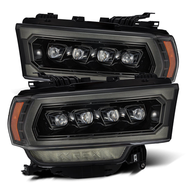 Alpha Rex 19-22 Ram 2500/3500/4500/5500 NOVA-Series LED Projector Headlights Alpha-Black - CJC Off Road
