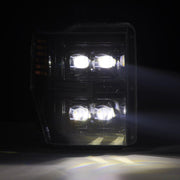 Alpha Rex 08-10 Ford Super Duty NOVA-Series LED Projector Headlights Alpha-Black - CJC Off Road