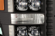 Alpha Rex 11-16 Ford Super Duty NOVA-Series LED Projector Headlights Black - CJC Off Road