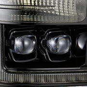 Alpha Rex 11-16 Ford Super Duty NOVA-Series LED Projector Headlights Alpha-Black - CJC Off Road