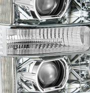 Alpha Rex 11-16 Ford Super Duty LUXX-Series LED Projector Headlights Chrome - CJC Off Road