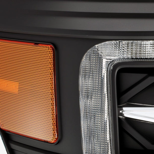 Alpha Rex 11-16 Ford Super Duty LUXX-Series LED Projector Headlights Black - CJC Off Road