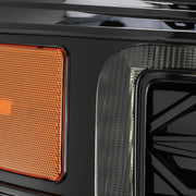 Alpha Rex 11-16 Ford Super Duty LUXX-Series LED Projector Headlights Alpha-Black - CJC Off Road