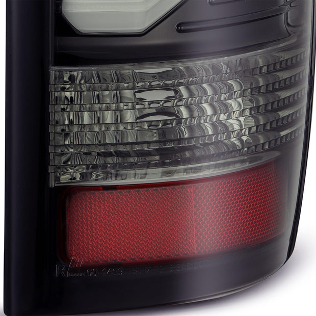 Alpha Rex 09-18 Ram Truck PRO-Series LED Tail Lights Jet Black - CJC Off Road