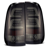 Alpha Rex 97-03 Ford F150 / 99-16 F250/F350 Super Duty PRO-Series LED Tail Lights Jet Black - CJC Off Road