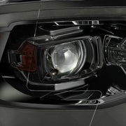 Alpha Rex 09-18 Ram Truck LUXX-Series LED Projector Headlights Alpha-Black - CJC Off Road